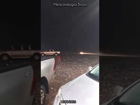 Temporais de granizo no Rio Grande do Sul (15/08/26)