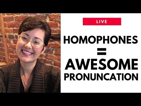 Homophones are Your New Pronunciation Best Friends | Live Lesson | American English