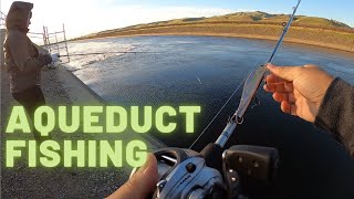Early Winter Aqueduct Fishing | Delta Mendota Canal | Striper Fishing