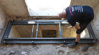 A structural glass floor for Calvins hole.