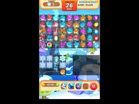 Jewel Match King Level 243 - Walkthrough ( No Booster )