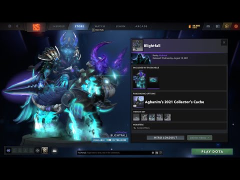 AGHANIMS 2021 COLLECTORS CACHE - BLIGHTFALL - ABADDON SET