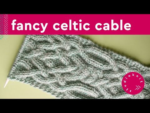 Fancy Celtic Cable Stitch Knitting Pattern