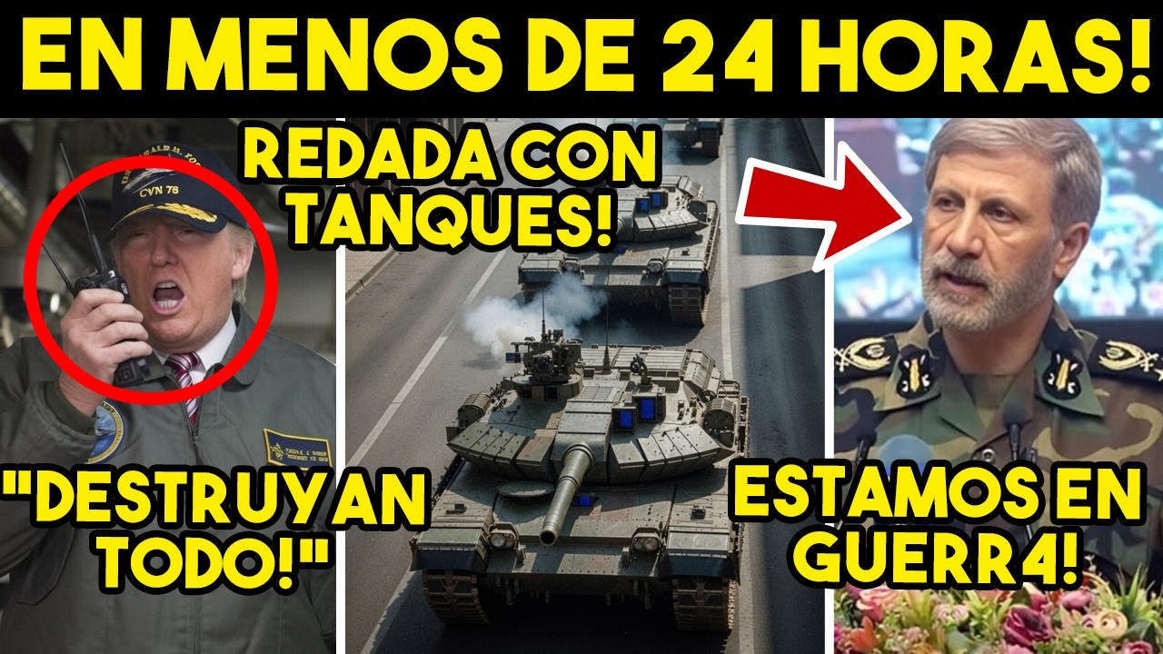 CAOS TOTAL! REDADA MASIVA CON TANQUES. IRAN 4T4C4, EU ROMPE ACUERDO. TODO SE DERRUMBA