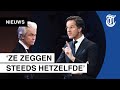 ‘Klaar met debat tussen Rutte en Wilders’