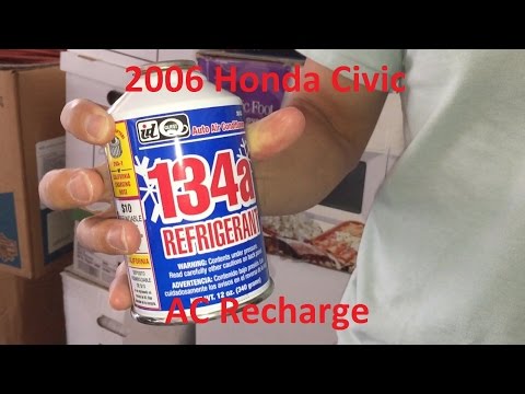 Tutorial 2006 Honda Civic Ac Recharge Instructables
