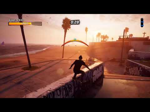 Tailslide Venice Ledge / Get the secret tape - Venice Beach Tony Hawk's Pro Skater 1 + 2