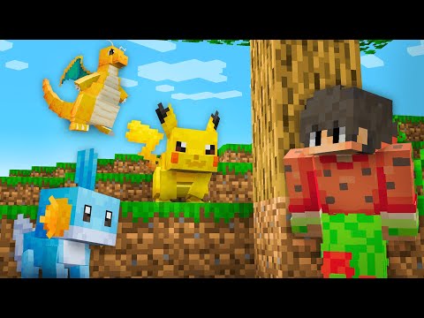 J'ai survécu 7 jours avec des Pokémons dans Minecraft