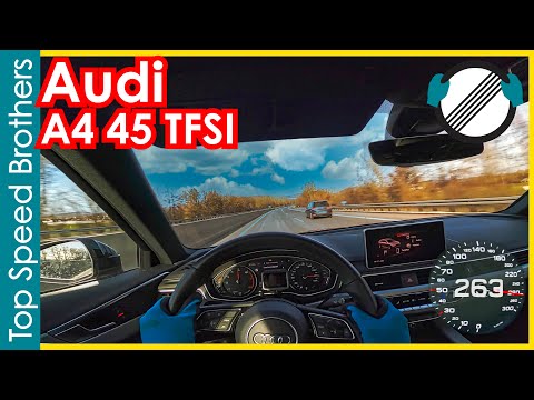 Audi A4 allroad 45 TFSI quattro (2019) AUTOBAHN POV TOP SPEED 🚀