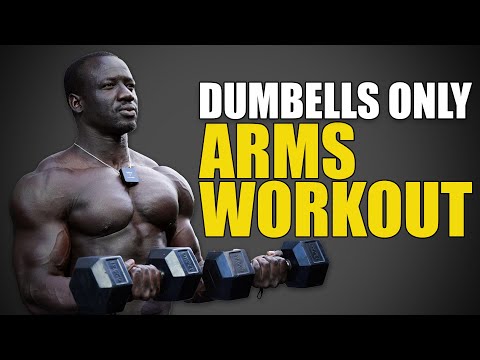 Dumbells Only Arm Workout (Short And Intense Biceps/Triceps Workout)