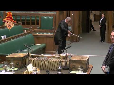 Serjeant at Arms Drops Sword