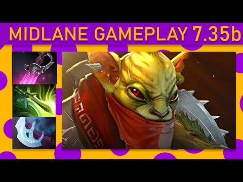 ⭐Supream^ Bounty Hunter 20+ Kills! Mid Gameplay 7.35b - Dota 2 Top MMR