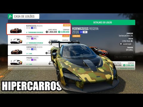 CORRIDA de 63KM com HIPERCARROS de LEILÃO - FORZA HORIZON 4 ONLINE