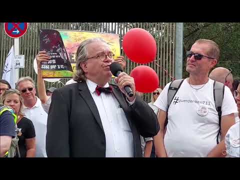 "Free Michael Ballweg"-Demo, Stammheim 09.07.22 - Rede Dr. med. H. Fiechtner, Nachtrag W. Greulich