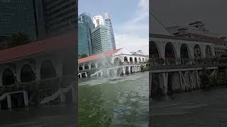 Fountains in River Cruise Singapore #travelvlog