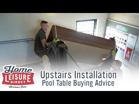 Can a Pool Table be Installed Up or Down Stairs? - Pool Table Buying Advice