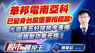 華邦電南亞科已變身台股重要指標股 ! 光鼎週五好球訊今漲停因轉型功率元件 !#華邦電 #南亞科 #聯電 #富鼎 #光鼎 #大立光｜股市勝投王｜陳韋廷