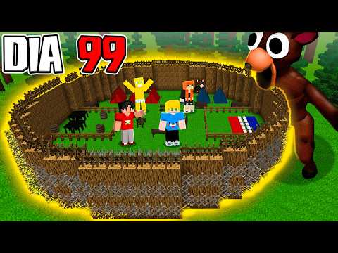 Criei a BASE MAIS SEGURA em 99 Noites na Floresta!