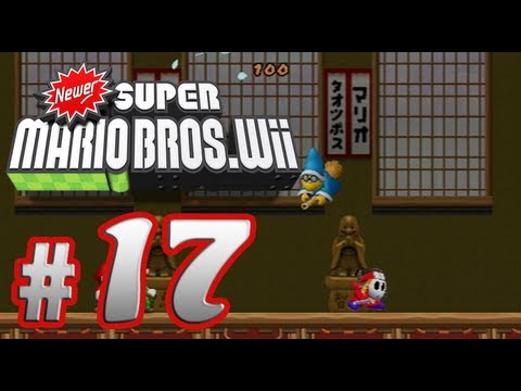 Newer Super Mario Bros. Wii - 100% Co-op Walkthrough Part 17