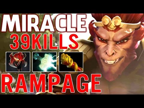 Miracle- Dota2 7.00 [Monkey King] 39 Kills- 9k Monkey Rampage