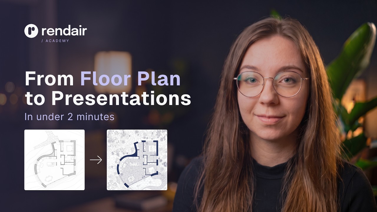 Floor Plan to Render in 2 Minutes | Rendair Tutorial video thumbnail