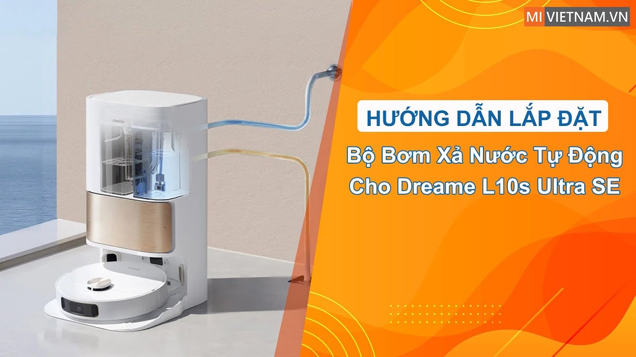 Bộ bơm xả nước tự động cho robot Dreame L10s Ultra SE 2