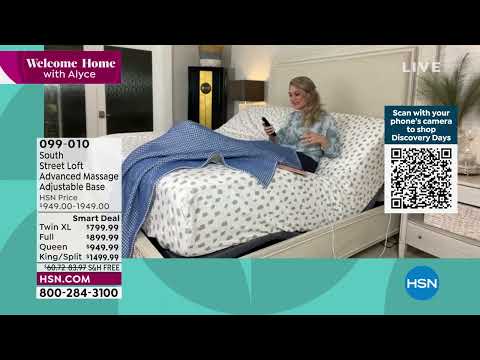 South Street Loft Advanced Massage Adjustable Base  Twin...