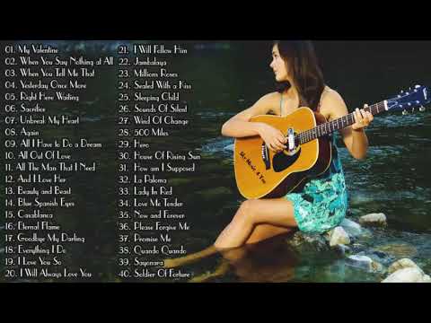 Top 50 Guitar Love Songs Instrumental – Soft Relaxing Romantic Guitar Music