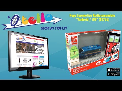 Hape Locomotiva Radiocomandata "Android / iOS" (E3726)