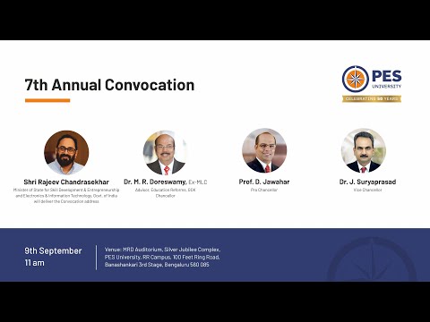 Seventh Annual Convocation of PES University