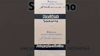 Download lagu Indonesian President Soekarno & Soeharto Biggest autographs collection. Muri World record holder. mp3