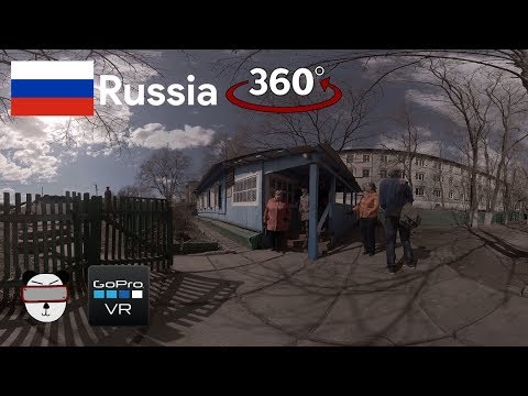 🌍 360° Old Synagogue | Birobidzhan, Russia 🇷🇺【GoPro VR Travel | 360 Video】