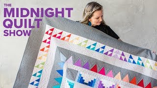&quot;Frequency&quot; Rainbow Star Quilt | Yazzii GIVEAWAY + Angela&#39;s Solo Retreat - Midnight Quilt Show