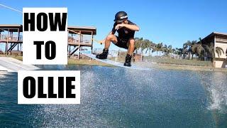 HOW TO DO AN OLLIE - WAKEBOARDING