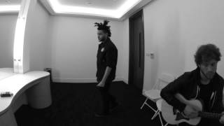 The Weeknd Backstage Warmups