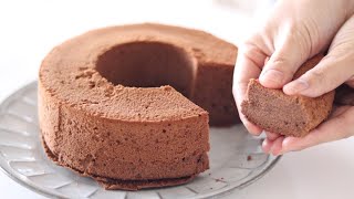 The cake is so delicious that I bake it 3 times a week! Chocolate Chiffon Cake & Wrapping