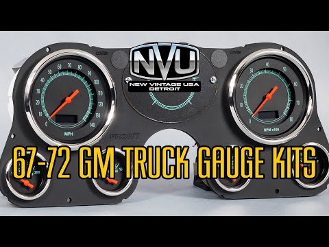 67-72 GMC CHEVY C-10 GAUGE KITS FROM NVU