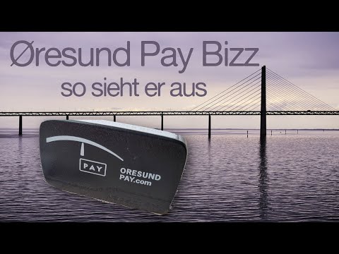 Øresund Pay Bizz / Maut Transponder - so sieht er aus