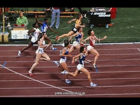 Jeux olympiques féminins du 100 m à Moscou 80.