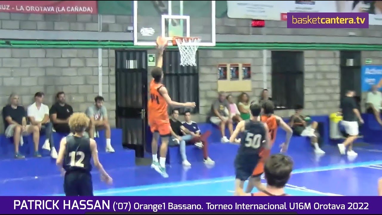 PATRICK HASSAN ('07) Orange1 Bassano. Torneo Internacional Cadete U16Orotava2022 #BasketCantera.TV