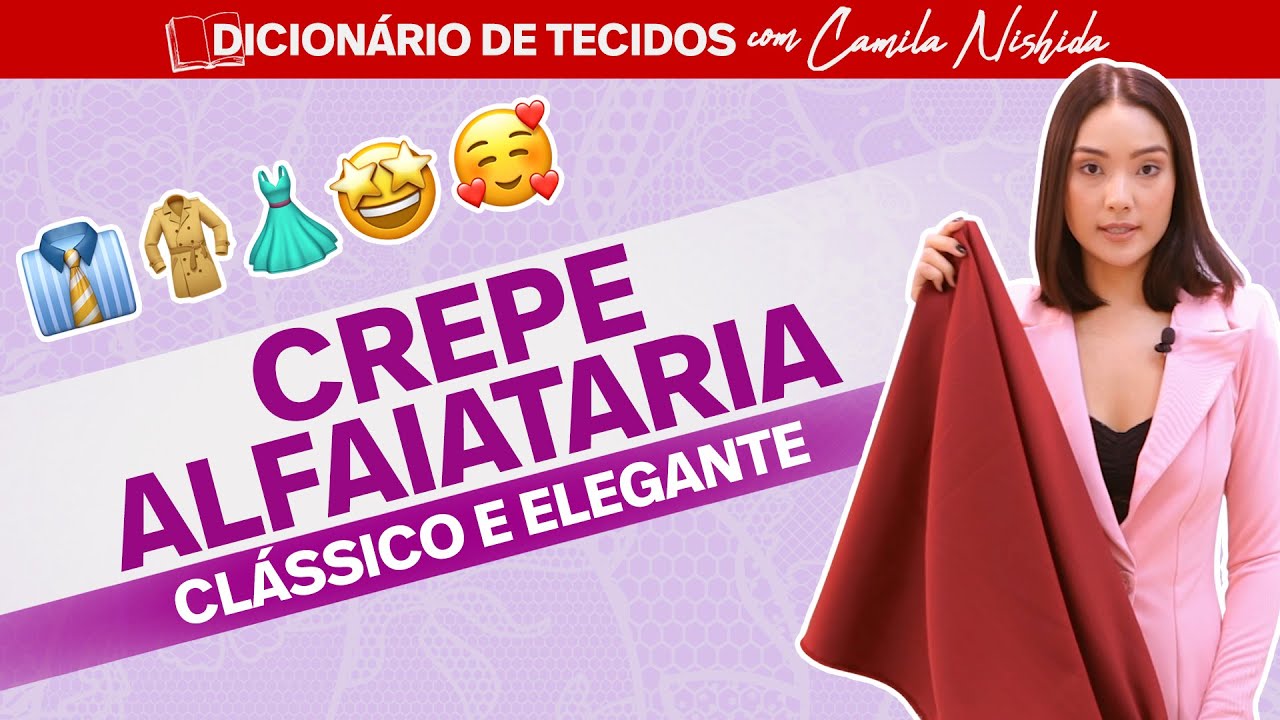 Watch Now TECIDO CREPE ALFAIATARIA: UM DOS MAIS QUERIDINHOS DA ALFAIATARIA FEMININA TECIDO CREPE ALFAIATARIA: UM DOS MAIS QUERIDINHOS DA ALFAIATARIA FEMININA