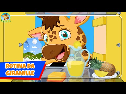 Rotina da Giramille | Desenho Animado Musical