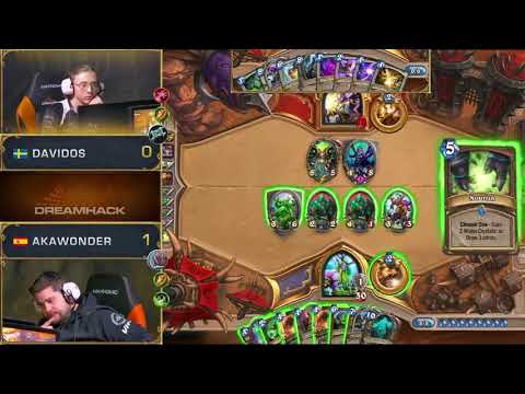 Hearthstone   AKAWonder vs Davidos   Grand Prix DreamHack Winter 2017