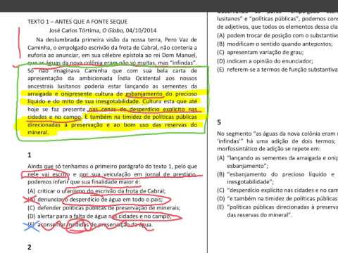 Prova do TJRJ português comentada parte 1