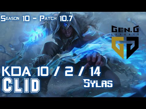 Gen Clid SYLAS vs RUMBLE Mid - Patch 10.7 KR Ranked