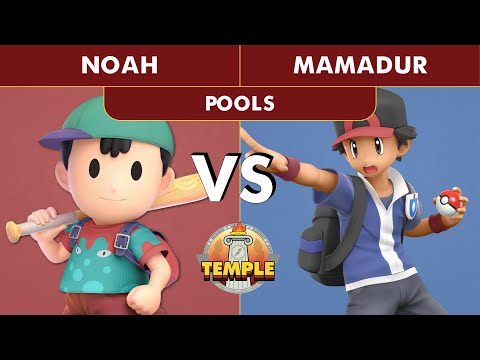 Temple: Hermès Edition POOLS - Noah (Ness) Vs. Mamadur (Pokemon Trainer) SSBU Ultimate Tournament