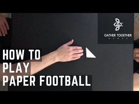 How To Play Paper Football - YouTube
