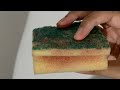 ASMR Frozen Slushy Kitchen Sponge Chewing With Scour And Cranberry Juice HUGE CRUNCHES