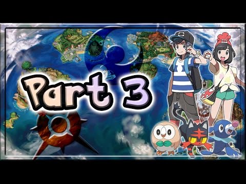 Pokemon Sun and Moon Walkthrough/Let's Play Part 3 - A Lab Down By the Sea (Fixed Audio)