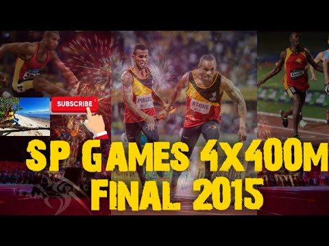 South Pacific Games 4x400m Final 2015